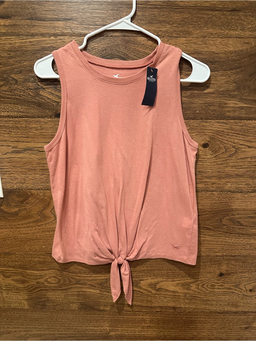 Hollister Women's Pink Tie-Front Tank Top M Brand new